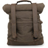 Burly Brand #B15-1020D - Roll Top Backpack - Dark Oak