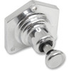 Terry Components #550023 - Solenoid End Cover - Starter Buttons - Chrome