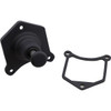 Terry Components #550025 - Solenoid End Cover - Starter Buttons - Black