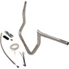 FAT Baggers INC. #909110 - 1-1/4" EZ Install Pointed Top Handlebar Kit - 10" - Chrome