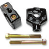 Joker Machine #03-862B - Dual Handlebar Riser Clamp Assembly - 2" - Harley Davidson - Black