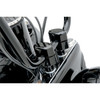 LA Choppers #LA-7402-01B - Handlebar Risers for 1" Handlebars - Smooth - 1-1/2" - Black
