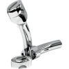 LA Choppers #LA-7404-05 - Hefty Smooth Handlebar Risers for 1-1/4" Handlebars - Pullback - 5-1/2" - Chrome