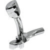 LA Choppers #LA-7406-05 - Hefty Smooth Handlebar Risers for 1-1/4" Handlebars - Pullback - 5-1/2" - Chrome