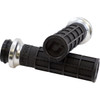 ODI #V31HTW-BB-S - Hart-Luck Signature V-Twin Lock-On™ Grips - TBW - Black/Silver
