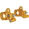 Performance Machine (PM) #0117-0028M-G - Axle Adjuster Kit - Rear - Gold