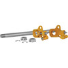 Performance Machine (PM) #0117-0028M-G - Axle Adjuster Kit - Rear - Gold