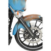 Performance Machine (PM) #0208-2098-BM - Fork Leg Kit - Black - Lower - Dual Disc - Contrast Cut - '14-'20 FL