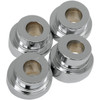 LA Choppers #LA-7400-10 - Angled Handlebar Riser Bushing Kit - 10° - Chrome