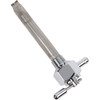 Pingel #6211-CH - Hex Fuel Valve - Chrome - 3/8" NPT