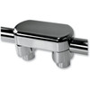 LA Choppers #LA-7442-01 - Solid Handlebar Riser & Top Clamp Kit - 1-1/2" - Chrome