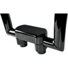 LA Choppers #LA-7442-01B - Solid Handlebar Riser & Top Clamp Kit - 1-1/2" - Black