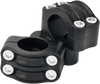 Risers - Four-Bolt - 1-1/2" x 1-1/4" - Black Ops