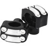 RSD #0208-2050-BM - Nostalgia Handlebar Risers - Four-Bolt - 1-1/2" - Contrast Cut