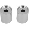 LA Choppers #LA-7413-53 - Handlebar Riser Extensions - 2" x 1-1/2" - Chrome