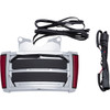 Ciro #40300 - License Plate Frame - Chrome - Red
