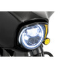 Ciro #45206 - Headlight Bezel - Black
