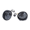 Ciro #45620 - Turn Signal Insert - Amber/White LED - Smoke Lens - Black