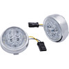 Ciro #45403 - Turn Signal Insert - Front - Chrome/Clear