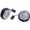 Ciro #45423 - Turn Signal Insert - Front - Black/Clear