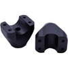 Trask #TM-8601-2RC - Assault Handlebar Risers - 2" x 1-1/4" - Black