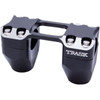 Trask #TM-8601-2RC - Assault Handlebar Risers - 2" x 1-1/4" - Black