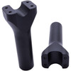 Trask #TM-8601-6RC - Assault Handlebar Risers - 6" x 1-1/4" - Black
