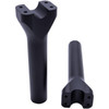 Trask #TM-8601-8RC - Assault Handlebar Risers - 8" x 1-1/4" - Black