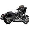 Cobra #6270-1 - Turn Out 2-into-1 Exhaust System - Chrome