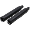 Cobra #6041B - Neighbor Hater Slip-On Mufflers - 3" - Raven Black - Fat Boy