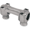 Todd's Cycle #0602-0912 - Bone Bar Handlebar Clamp & Riser Kit - 1" Rise - 1-1/4" Clamping - Chrome