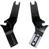 Cycle Visions #CV-8085B - D-Tach Side Plates - FLH - Black