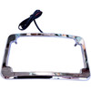 Cycle Visions #CV4617 - Beveled License Plate Frame - Chrome