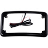 Cycle Visions #CV4617B - Beveled License Plate Frame - Black