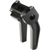 Thrashin Supply CO. #TSC-6500-1 - Handlebar Risers - Pull Back - 6-1/2" - Gauge Cutout - Black
