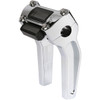 Thrashin Supply CO. #TSC-6500-3 - Handlebar Risers - Pull Back - 6-1/2" - Gauge Cutout - Chrome