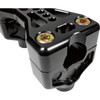 Joker Machine #03-861B - Series 900 Handlebar Clamp Assembly - Harley Davidson - Black