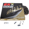 EK #520ZVX3-120KG - 520 ZVX3 - Sportbike Chain - 120 Links - Black/Gold