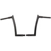 FAT Baggers INC. #908012-B - 1-1/4" EZ Install Pointed Top Handlebar - 12" - Black