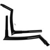 FAT Baggers INC. #908012-B - 1-1/4" EZ Install Pointed Top Handlebar - 12" - Black