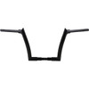 FAT Baggers INC. #806012-B - 1-1/2" EZ Install Pointed Top Handlebar - 12" - Black