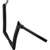 FAT Baggers INC. #806012-B - 1-1/2" EZ Install Pointed Top Handlebar - 12" - Black