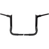 FAT Baggers INC. #805012-B - 1-1/2" EZ Install Pointed Top Handlebar - 12" - Black