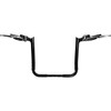 FAT Baggers INC. #805014-B - 1-1/2" EZ Install Pointed Top Handlebar - 14" - Black
