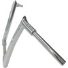 FAT Baggers INC. #807014 - 1-1/2" EZ Install Pointed Top Handlebar - 14" - Chrome