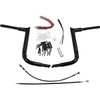 FAT Baggers INC. #809114-B - 1-1/2" EZ Install Pointed Top Handlebar Kit - 14" - Black