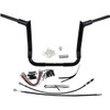 FAT Baggers INC. #809114-B - 1-1/2" EZ Install Pointed Top Handlebar Kit - 14" - Black