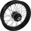 Front/Rear Wheel - Dual Disc/No ABS - Black - 16"x3.00"