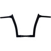 FAT Baggers INC. #816014-B - 1-1/2" EZ Install Pointed Top Handlebar - 14" - Black
