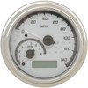 Dakota Digital #MVX-2011-WG-C - MVX Series Analog Gauge System - White/Gray/Chrome